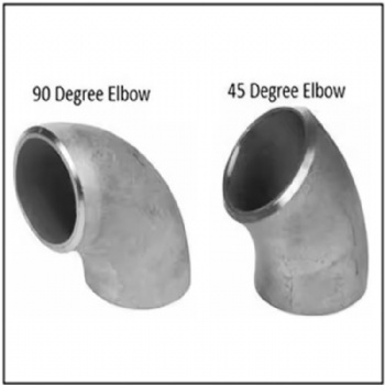 Butt Welding BW 90Deg 45Deg Elbows ASME B16.9 Pipe Fittings Elbow