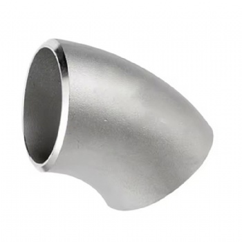 Titanium Alloy ASTM B363 GR WPT2 WPT3 WPT5 45 Degree Elbow Pipe Fittings